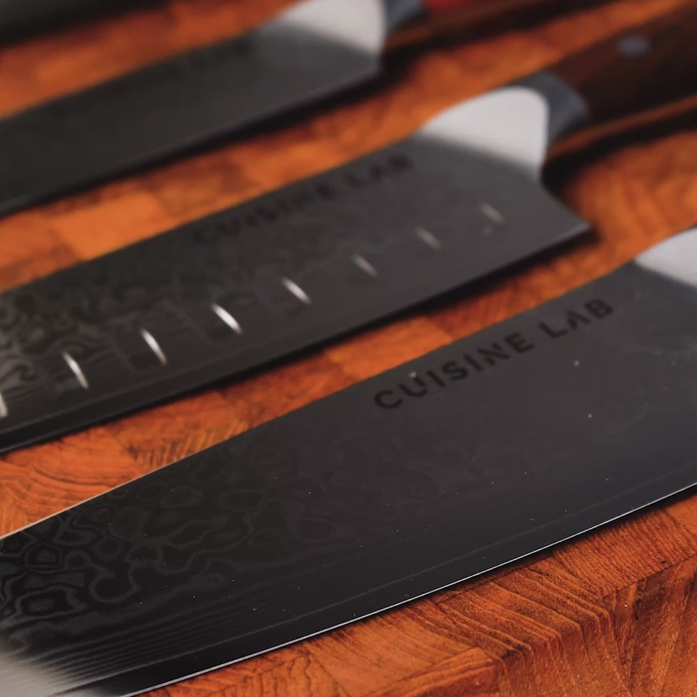 Cuisine Lab - North Collection -  67 lag damaskus stål køkkenknive