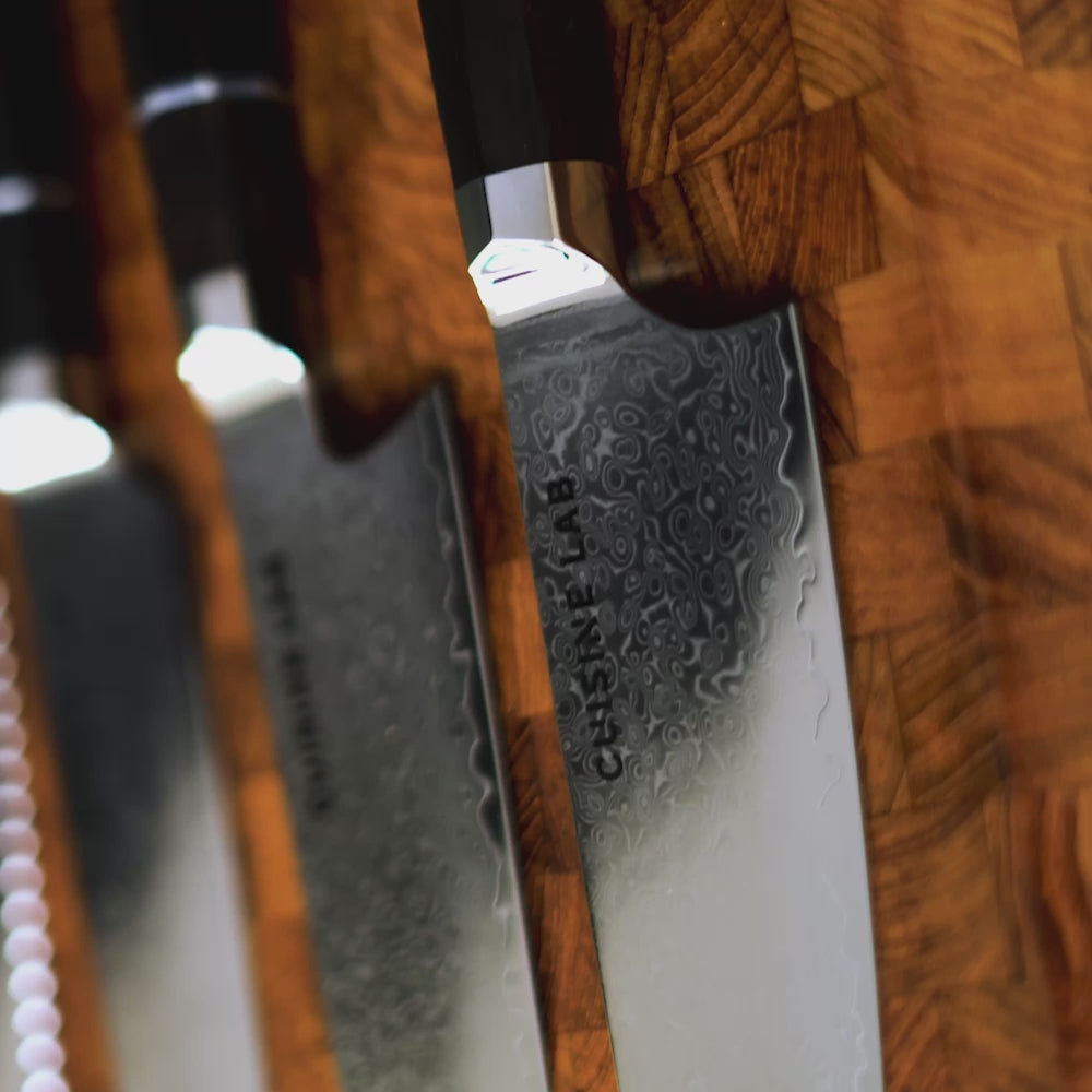 Cuisine Lab - Legacy Collection -  67 lag damaskus stål køkkenknive