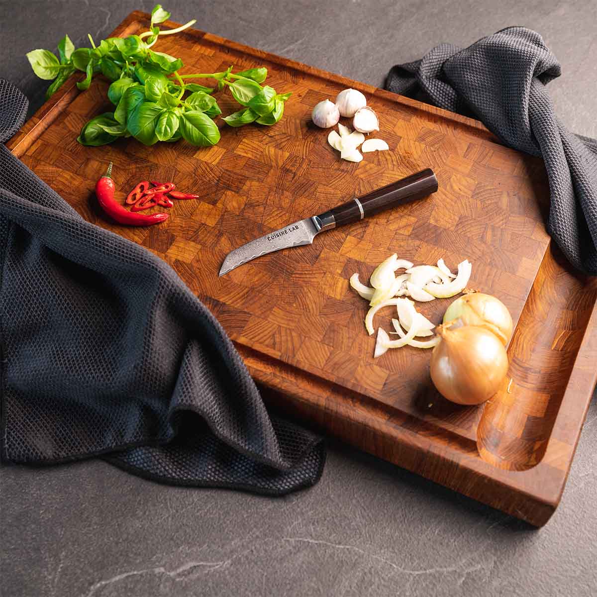 Legacy Allround Knivsæt - Kitchen Knives - Cuisine Lab Legacy Collection urtekniv. Den perfekte urtekniv. Urtekniven til alle de små opgaver i køkkenet. - cuisinelab