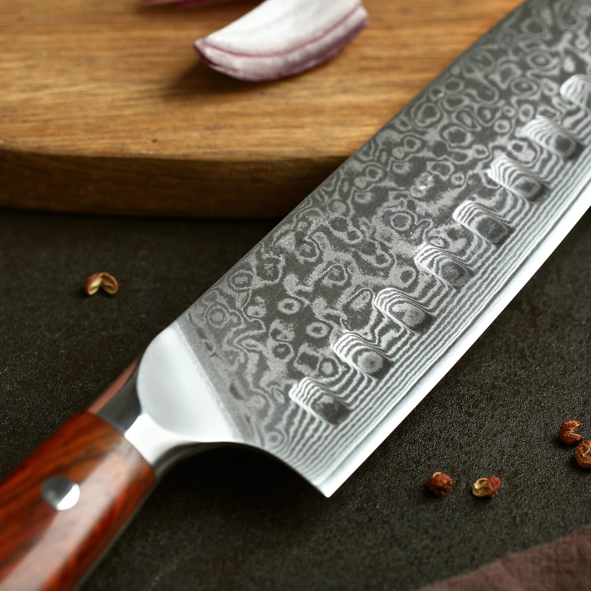 North Santoku Kokkekniv 175 mm. - Kitchen Knives - North Santoku Kokkekniv 175 mm. - Cuisine Lab