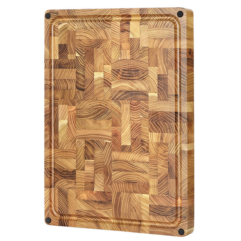 Teaktræ skærebræt 43 X 30,5 cm. - Cutting Boards - Teaktræ skærebræt 43 X 30,5 cm. - Cuisine Lab